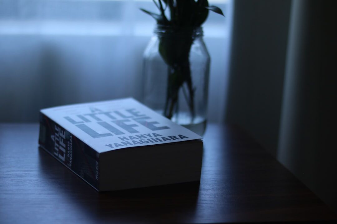 mystery book on table